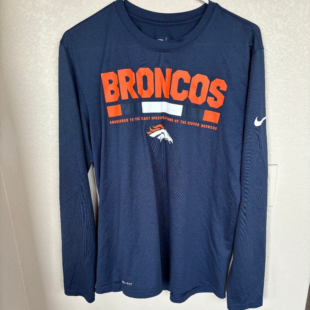 Denver Broncos Dri-fit long sleeve shirt